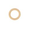 Ideen mit Herz Wooden Craft Rings | 10 Pieces | 5 cm | 8 mm Thick | Natural view 2