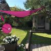 CENPENYA Waterproof Triangle Sun Shade Sail, 95% UV Protection, with Free Rope Mounting Kit, Pink (445.7 m) view 2
