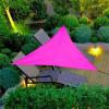 CENPENYA Waterproof Triangle Sun Shade Sail, 95% UV Protection, with Free Rope Mounting Kit, Pink (445.7 m) view 3