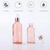 ZEOABSY 10 mL Pink Glass Dropper Bottles with Pink Pipette Rings, 6-Pack + Funnel view 4