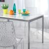 HJGHY 1 mm Clear PVC Table Protector, Waterproof Plastic Tablecloth, 54 x 54 in (137 x 137 cm) view 2