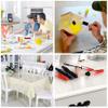 Clear PVC Table Cover, Transparent, Waterproof, Heat-Resistant, 1 mm, 110 x 135 cm view 3