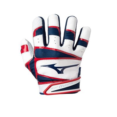 Mizuno B-303 Baseball Batting Glove, Navy, XXL