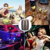 Dice Cup, Wine Barrel Design, Green Copper view 3