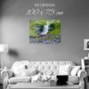 BilderKing Skógafoss Waterfall, Iceland Wall Art – 100 x 75 cm, 5 mm Acrylic Glass with Aluminum Dibond Composite and Rear Frame view 3