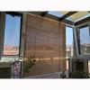 Jolan Outdoor Bamboo Roller Blind, Side-Cord, 100 × 140 cm, White view 2
