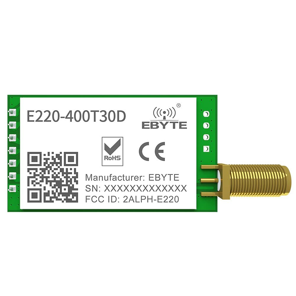 EBYTE E220-400T30D LLCC68 LoRa UART Serial Module, 433/470 MHz, 30 dBm