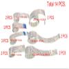 JZK 14-Piece 15-Pin FFC Ribbon Cable Set, 30 cm–200 cm, for Raspberry Pi Camera view 2