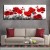 5D DIY Diamond Painting Kit, Poppy Flower, Full Drill, Square, 70 x 140 cm view 1