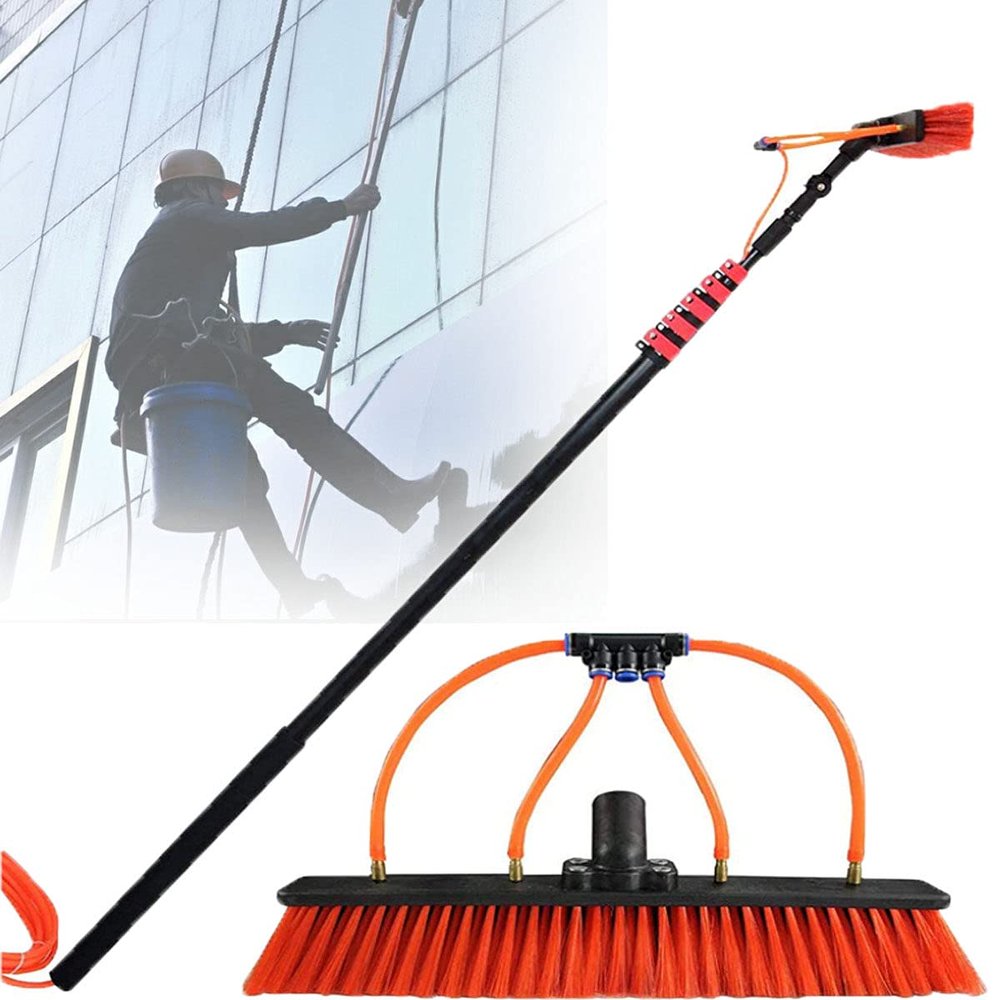 WZFANJIJ Water-Fed Telescopic Cleaning Pole Kit, 36 ft/11 m