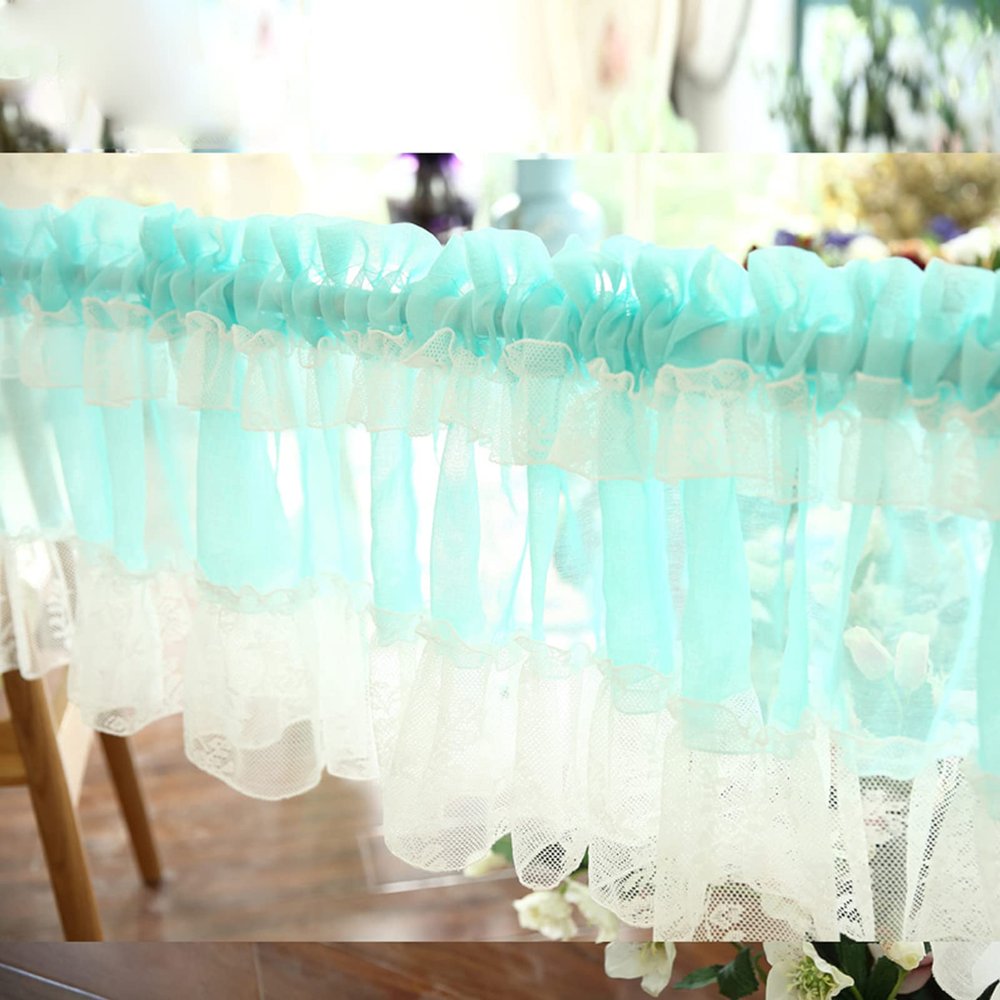 Daoyuan Country-Style Voile Café Curtain with Lace