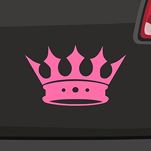 Crown King Sticker – 6 Sizes, Queen/King/Prince Decal, 21 Colors