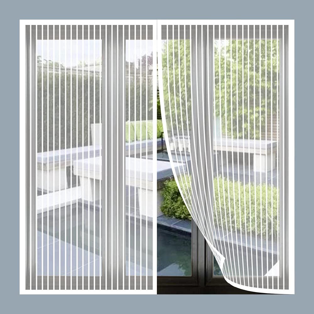 Magnetic Screen Door, White, 185 x 185 cm