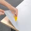 Abyssaly Self-Adhesive Matte White Wood-Look Furniture Film view 3
