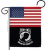 Americana Home & Garden US POW MIA Vietnam War Garden Flag, Double-Sided, Made in USA view 1