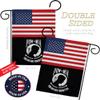Americana Home & Garden US POW MIA Vietnam War Garden Flag, Double-Sided, Made in USA view 3