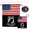 Americana Home & Garden US POW MIA Vietnam War Garden Flag, Double-Sided, Made in USA view 4