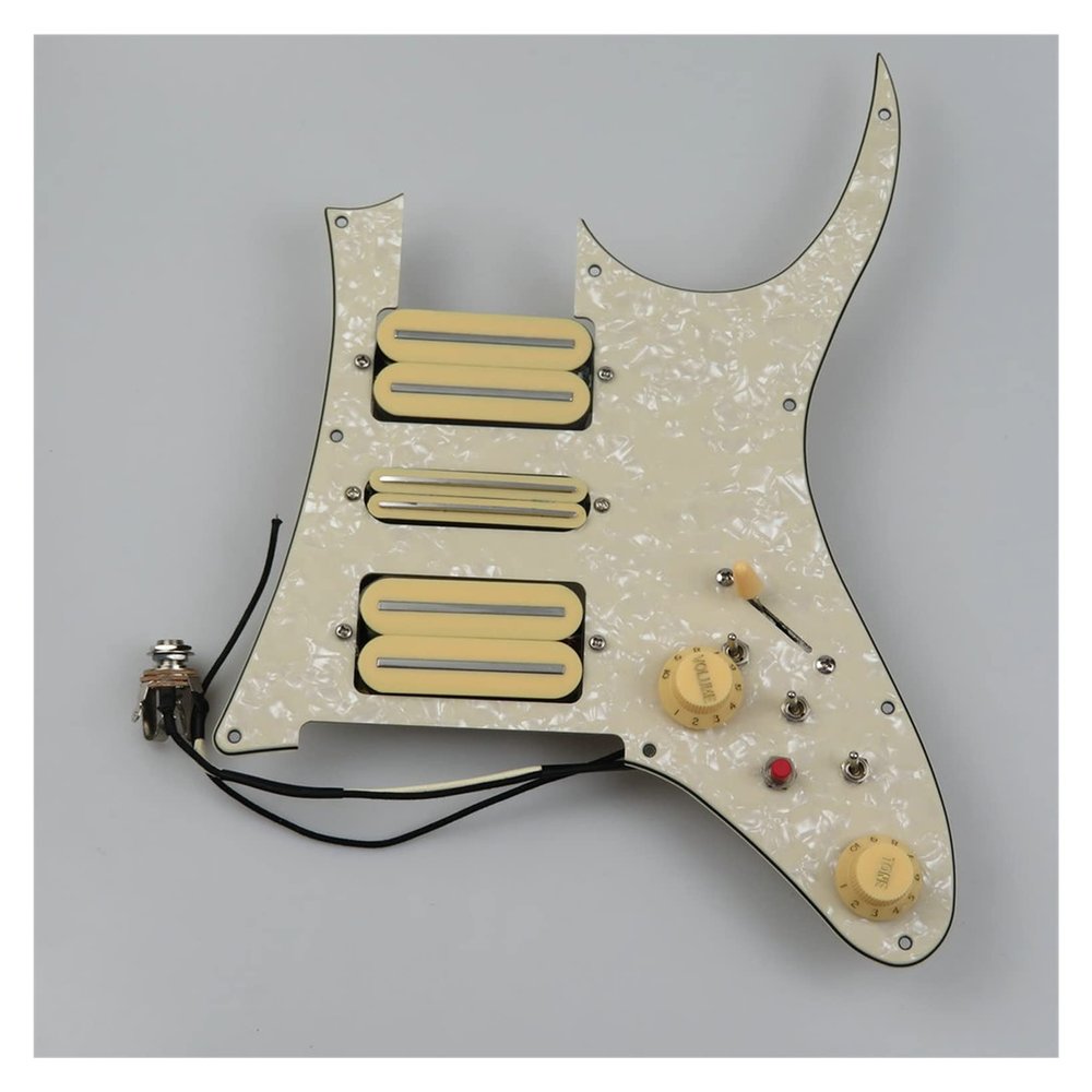 Prewired HSH Pickguard for Ibanez RG Series Electric Guitars