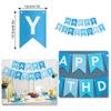 70th Birthday Decorations for Men, Blue Balloon Set view 4