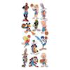 Elektroplate Space Jam Looney Tunes Stickers, Officially Licensed, UV-Protected, Reflective Vinyl, Black, 12-Pack view 1