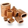 BOOTSTEILE BRAUER Oval Copper Press Clamps, 2 mm, 15-Pack view 1