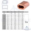 BOOTSTEILE BRAUER Oval Copper Press Clamps, 2 mm, 15-Pack view 2