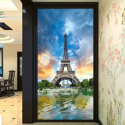 3D Pink Magnolia Branch Wallpaper Mural, 250 × 175 cm