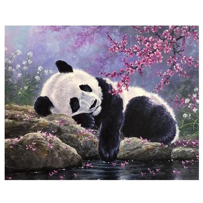 Quuzee 5D DIY Panda Diamond Painting Kit, 80 x 120 cm