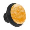 Yellow Palm Leaves, 12-Pack, Round Drawer Knobs, 35 mm, for Bedroom, Dresser, Kids’ Room and Playroom view 2