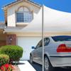 ERPENG Rectangular Sun Shade Sail Canopy 5 x 6.5 m, Weather-Resistant, 95% UV Protection, with Ropes and Mounting Kit for Balcony, Pool, Small Garden, White view 4