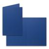 50 Sets A5 Folded Cards, Dark Blue, with C5 Envelopes and Gold Metallic Lining view 3