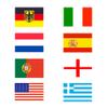 Taffstyle Flag 150 x 90 cm National Flag Fan Merchandise with Metal Eyelets view 2
