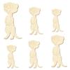 Wooden Meerkat V2 – Craft Decoration, 5–50 cm, Pack of 50, 25 cm High view 2