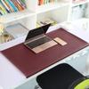 PU Leather Desk Mat with Edge Lip, Waterproof, Heat-Resistant, Non-Slip view 2