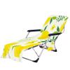 FANSU Garden Lounger Cover, Terry Cloth Sun Lounger Towel with 2 Pockets, Pear, 75 x 210 cm view 1