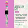 Lilly Pulitzer Silicone Watch Band for 38mm and 40mm Smartwatches, Compatible with Apple Watch Series 1–6 and SE, Fruity Flamingo view 3