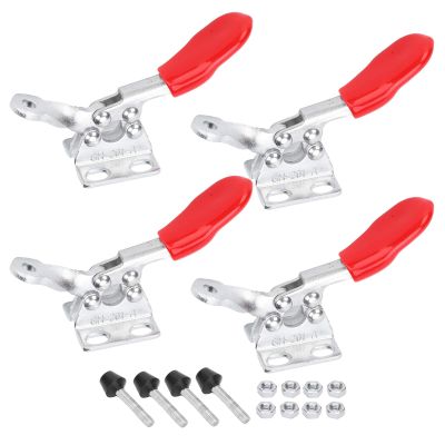 4-Piece Galvanized Iron Toggle Clamp Set