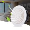 Lcuihong Ventilation Cover, 5 in (125 mm), Round Louvered Air Vent Grille view 1