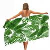Chickw1 Microfiber Beach Towel, Large Lightweight Quick-Dry Bath Towel, Green Leaf Plant, 2.80 x 160 cm view 2