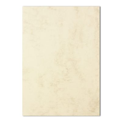 1000 Sheets DIN A4 Paper, Marbled Chamois (Cream), 90 gsm, 21 x 29.7 cm, Letterhead and Craft Paper - FarbenFroh by GUSTAV NEUSER