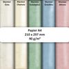 1000 Sheets DIN A4 Paper, Marbled Chamois (Cream), 90 gsm, 21 x 29.7 cm, Letterhead and Craft Paper - FarbenFroh by GUSTAV NEUSER view 3