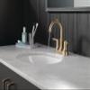 Delta Faucet 2559-CZMPU-DST Trinsic Centerset Bathroom Faucet, Champagne Bronze view 2