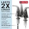 Delta Faucet 2559-CZMPU-DST Trinsic Centerset Bathroom Faucet, Champagne Bronze view 3