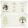 100 Baptism Invitation Cards - Tree of Life, Customizable Text and Photo, DIN A6 Gatefold view 2