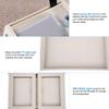 CLQ Foldable Bed Serving Tray Table, Beige view 3