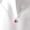 SONGK Sweet Strawberry Pendant Necklace for Women view 2