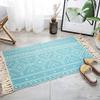 Retro Bohemian Handwoven Cotton-Linen Rug view 1