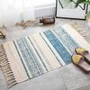 Retro Bohemian Handwoven Cotton-Linen Rug view 2