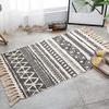 Retro Bohemian Handwoven Cotton-Linen Rug view 3