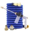 Yijian Expandable Garden Hose with 6-Function Nozzle, Telescopic Hose for Garden Cleaning (Color: Black, Length: 25 ft) view 2